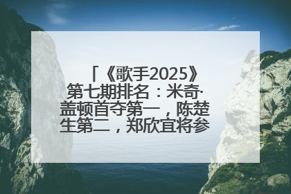 《歌手2025》第七期排名：米奇·盖顿首夺第一，陈楚生第二，郑欣宜将参加下一轮张榜赛