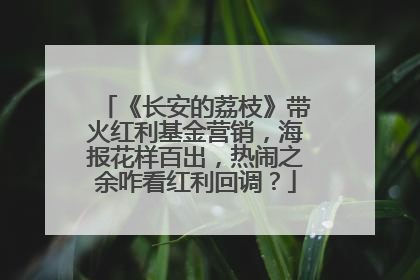 《长安的荔枝》带火红利基金营销，海报花样百出，热闹之余咋看红利回调？