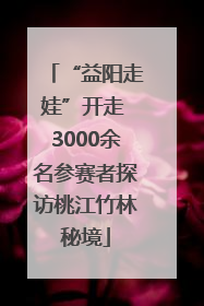 “益阳走娃”开走 3000余名参赛者探访桃江竹林秘境