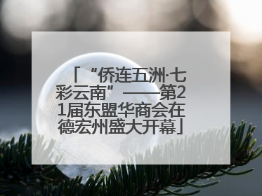 “侨连五洲·七彩云南”——第21届东盟华商会在德宏州盛大开幕