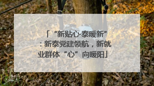 “新贴心·泰暖新”：新泰党建领航，新就业群体“心”向暖阳