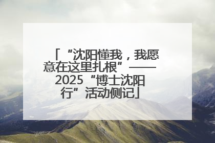 “沈阳懂我，我愿意在这里扎根”——2025“博士沈阳行”活动侧记