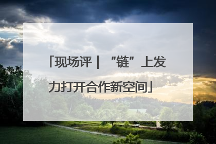 现场评｜“链”上发力打开合作新空间