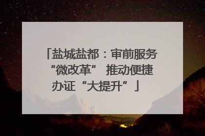 盐城盐都：审前服务“微改革” 推动便捷办证“大提升”