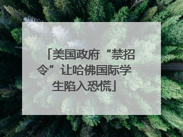 美国政府“禁招令”让哈佛国际学生陷入恐慌
