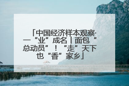 中国经济样本观察·一“业”成名丨面包“总动员”！“走”天下也“香”家乡