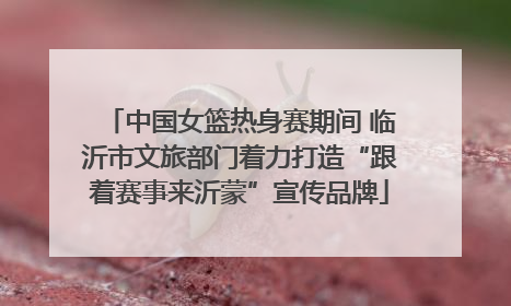 中国女篮热身赛期间 临沂市文旅部门着力打造“跟着赛事来沂蒙”宣传品牌