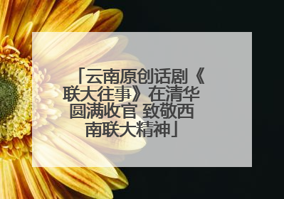 云南原创话剧《联大往事》在清华圆满收官 致敬西南联大精神