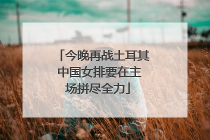 今晚再战土耳其 中国女排要在主场拼尽全力