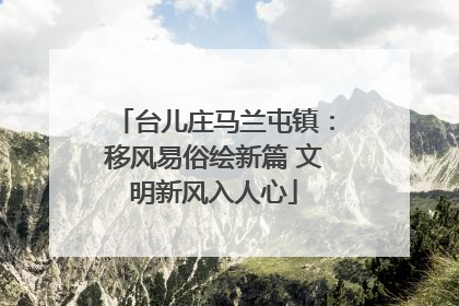 台儿庄马兰屯镇：移风易俗绘新篇 文明新风入人心