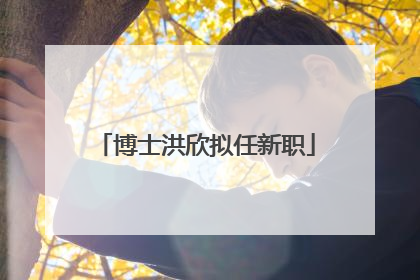 博士洪欣拟任新职