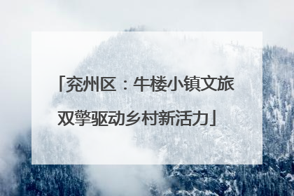 兖州区：牛楼小镇文旅双擎驱动乡村新活力