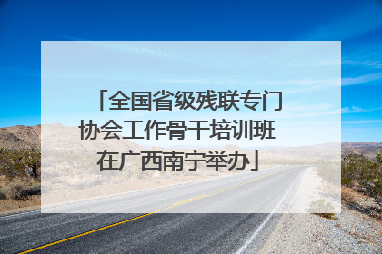 全国省级残联专门协会工作骨干培训班在广西南宁举办