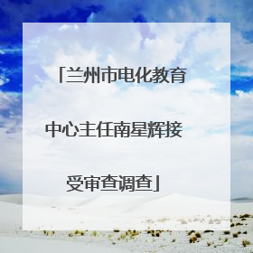 兰州市电化教育中心主任南星辉接受审查调查