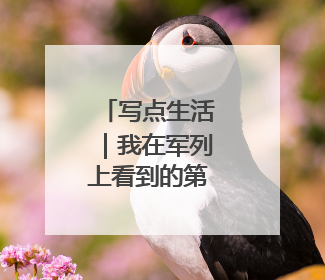 写点生活｜我在军列上看到的第一颗星星
