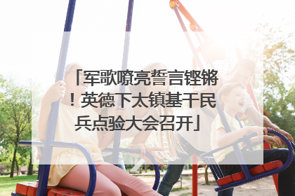军歌嘹亮誓言铿锵！英德下太镇基干民兵点验大会召开