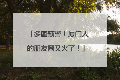多图预警！厦门人的朋友圈又火了！