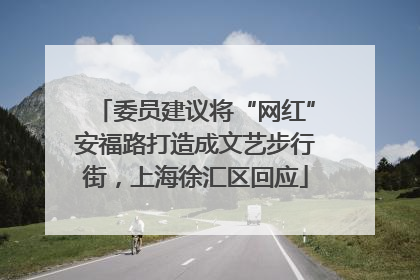 委员建议将“网红”安福路打造成文艺步行街，上海徐汇区回应