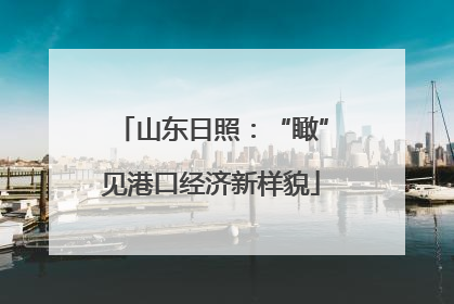 山东日照：“瞰”见港口经济新样貌