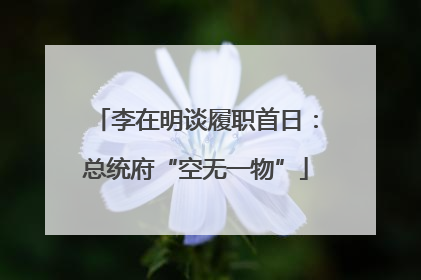 李在明谈履职首日：总统府“空无一物”