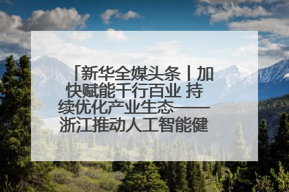 新华全媒头条丨加快赋能千行百业 持续优化产业生态——浙江推动人工智能健康有序发展观察