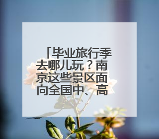 毕业旅行季去哪儿玩？南京这些景区面向全国中、高考考生免费了