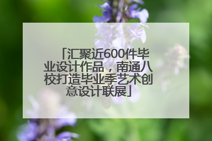 汇聚近600件毕业设计作品，南通八校打造毕业季艺术创意设计联展