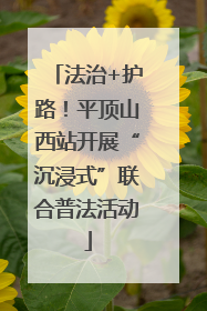 法治+护路！平顶山西站开展“沉浸式”联合普法活动
