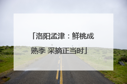 洛阳孟津：鲜桃成熟季 采摘正当时