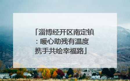 淄博经开区南定镇：暖心助残有温度 携手共绘幸福路
