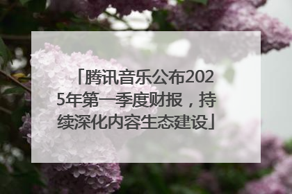 腾讯音乐公布2025年第一季度财报，持续深化内容生态建设