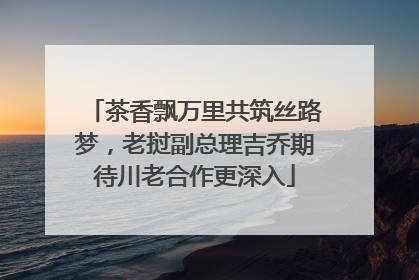 茶香飘万里共筑丝路梦，老挝副总理吉乔期待川老合作更深入