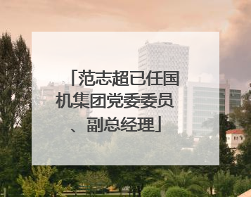 范志超已任国机集团党委委员、副总经理