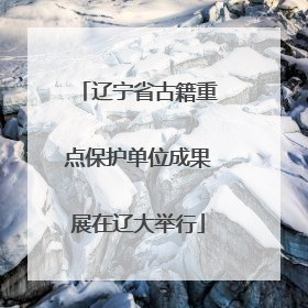 辽宁省古籍重点保护单位成果展在辽大举行