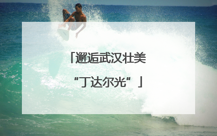 邂逅武汉壮美“丁达尔光”