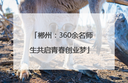 郴州：360余名师生共启青春创业梦