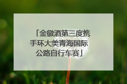金徽酒第三度携手环大美青海国际公路自行车赛