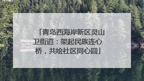 青岛西海岸新区灵山卫街道：架起民族连心桥，共绘社区同心圆