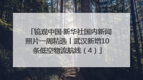 镜观中国·新华社国内新闻照片一周精选丨武汉新增10条低空物流航线（4）