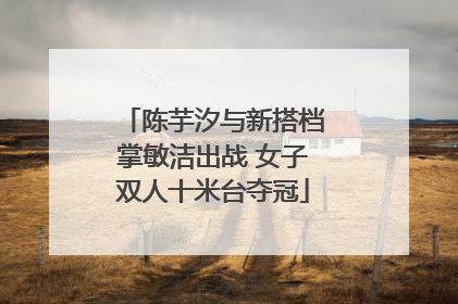 陈芋汐与新搭档掌敏洁出战 女子双人十米台夺冠