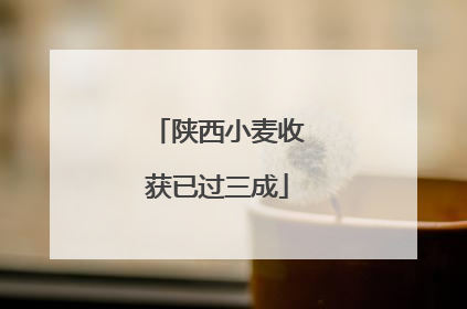 陕西小麦收获已过三成