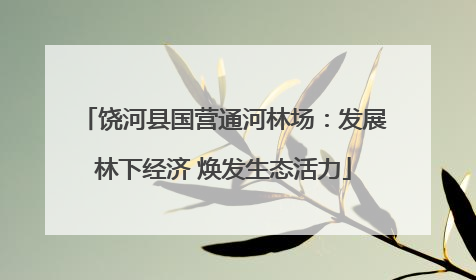 饶河县国营通河林场：发展林下经济 焕发生态活力
