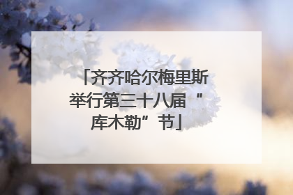 齐齐哈尔梅里斯举行第三十八届“库木勒”节
