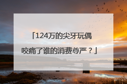 124万的尖牙玩偶 咬痛了谁的消费尊严？