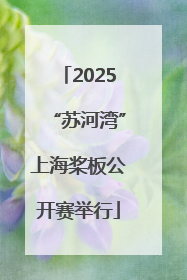 2025“苏河湾”上海桨板公开赛举行