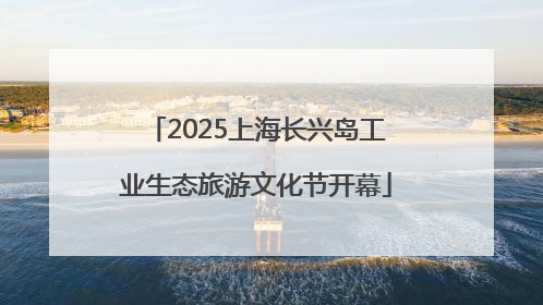 2025上海长兴岛工业生态旅游文化节开幕