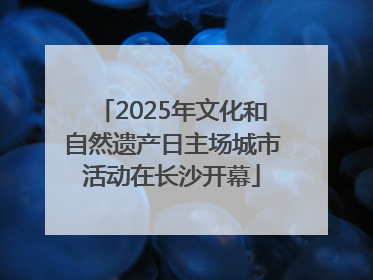 2025年文化和自然遗产日主场城市活动在长沙开幕