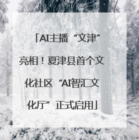 AI主播“文津”亮相！夏津县首个文化社区“AI智汇文化厅”正式启用